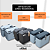 KIT LIVI BAÚS LATERAIS + TOP CASE CENTRAL 43 LITROS COM SUPORTES TRIUMPH TIGER 900! - Imagem 4