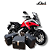 KIT BAÚS LATERAIS + TOP CASE 43L NC 700 / NC 750X TODOS OS ANOS C/ SUPORTES - Imagem 1