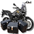 KIT BAÚS LATERAIS LIVI 35L + TOP CASE 43L YAMAHA XT660Z TÉNÉRÉ + SUPORTES ! - Imagem 1