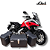 KIT BAÚS LATERAIS LIVI 35L + TOP CASE 50L HONDA NC 700 / NC 750X TODOS OS ANOS COM SUPORTES! - Imagem 1