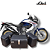KIT BAÚS LATERAIS LIVI 35L + TOP CASE 50L HONDA XL700V TRANSALP COM SUPORTES ! - Imagem 1