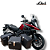 KIT BAÚS LATERAIS LIVI 35L + TOP CASE 43 L SUZUKI V-STROM 1000  COM SUPORTES - TODOS OS ANOS ! - Imagem 1