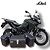 KIT BAÚS LATERAIS 35L + TOP CASE 50L KAWASAKI VERSYS x 300 COM SUPORTES ! - Imagem 1