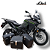 KIT BAÚS LATERAIS LIVI 35L + TOP CASE 43L KAWASAKI VERSYS X300 + SUPORTES - Imagem 1