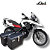 BAÚS LATERAIS LIVI 35L BMW G650GS + SUPORTES - Imagem 1