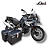 BAÚS LATERIAS LIVI 35L BMW F850GS/F750GS + SUPORTES - Imagem 1