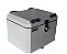Baú Central Top Case 43 Litros Livi Exclusivo Para Moto Triumph Tiger Sport 1050 com bagageiro. - Imagem 3