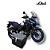 Baú Central Top Case 43 Litros Livi Exclusivo Para Moto Suzuki V-Strom 650  + Suporte todos os anos . - Imagem 1