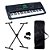 Kit Teclado Musical 61 Teclas sensitivas KeyPower Kp500 bag - Imagem 1