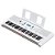 Kit Teclado Yamaha Ez300 Branco 61 Teclas Iluminadas Capa - Imagem 2