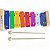 Xilofone Metalofone infantil 8 notas colorido TG8-2 PHX c/ capa - Imagem 2