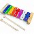 Xilofone Metalofone infantil 8 notas colorido TG8-2 PHX c/ capa - Imagem 4