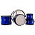 Bateria Infantil Nagano One Drum Azul Jbj1049 set 13' floor - Imagem 2