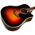 Violão Takamine Gd51 CE BSB Brown Sunburst aço Folk - Imagem 4