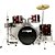 Bateria Pro Fire Bumbo 20 Vinho Ferragem cromada completa - Imagem 2