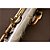 Sax Soprano Eagle Sp502BG Ônix com chaves douradas Estojo - Imagem 5