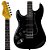 Kit Guitarra Canhota Phx Strato Power Hss Premium Black Capa - Imagem 3