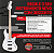 Kit Guitarra Canhota Ibanez Grg121DxL-Wnf Wanut Amplificador - Imagem 3