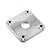 Jack plate Gotoh Cromado quadrado Jcb-4 - Imagem 1