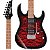 Kit Guitarra Ibanez Grx 70qa Trb Vermelha Amplificador - Imagem 4