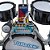 Bateria Musical Infantil Turbinho Mini Piano C/ Microfone Jz - Imagem 2