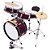 Bateria Infantil Phx Bumbo 16’ Ds516c RD Vinho Profissional - Imagem 2