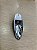 Jack plate Canoa para guitarra Cromado prata 669 Ronsani - Imagem 3