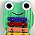 Metalofone Infantil Sapo Colorido P2235 Jog Vibratom musica - Imagem 2