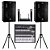 Kit Igreja profissional cx Antera 15 mesa 12 canais 2Mic s/ fio - Imagem 1