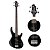 Kit Baixo Cort Act Bass Plus Preto 4 cordas Amplificador - Imagem 3