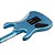 Kit Guitarra Ibanez GRX120SP-MLM Azul 6 cordas Amplificador - Imagem 6