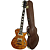 Guitarra Les Paul Tagima Mirach FL Transparent Amber + Case - Imagem 1