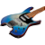 Guitarra Ibanez QX54QM BMS Blue Sphere Burst Matte Azul - Imagem 6