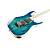Guitarra Ibanez RG370AHMZ BMT Blue Moon Burst Floyd rose - Imagem 5