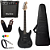 Kit Guitarra Michael GM217N preta + amplificador cubo caixa - Imagem 1