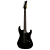 Kit Guitarra Seizi Katana Musashi HSS All Black Matching Headstock Cubo Borne - Imagem 4