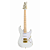 Kit Guitarra Seizi Katana Musashi HSS All White Matching Headstock Cubo Borne - Imagem 4