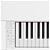 Piano Digital Casio Privia Px-770 branco 88 Teclas com móvel - Imagem 5