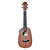 Ukulele Seizi Bali Pineapple Concert Eletrico Sapele - Imagem 1