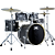 Bateria D One Rocket DR20 BKS Black Satin Preta + ferragens + banco - Imagem 1