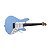 Kit Guitarra Tonante Valentine’s Azul Corpo Alder Amplificador - Imagem 9