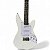 Kit Guitarra Tonante Valentine’s Branca Corpo Alder Amplificador - Imagem 4