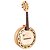 Banjo Marques Baj150 Maple Natural Aro Dourado elétrico BAJ-150NTEL - Imagem 1