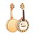 Banjo Marques Baj150 Maple Natural Aro Dourado elétrico BAJ-150NTEL - Imagem 5
