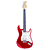 Kit Guitarra Tagima TG540 Vermelha Escala Escura Amplificador - Imagem 4