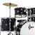 Bateria Gretsch Rge625bm Black Mist Preta bumbo 22 - Imagem 3