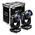 Par Moving Beam profissional + case Skypix SK-BEAM250LR iluminação - Imagem 1