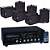 Kit som ambiente receiver Sheldon SA8000 + 6 caixas sp400 preta - Imagem 1