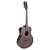 Violão baby Phx Px36 Preto Fosco Aço Eletroacústico Traveller - Imagem 1