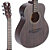 Violão baby Phx Px36 Preto Fosco Aço Eletroacústico Traveller - Imagem 4